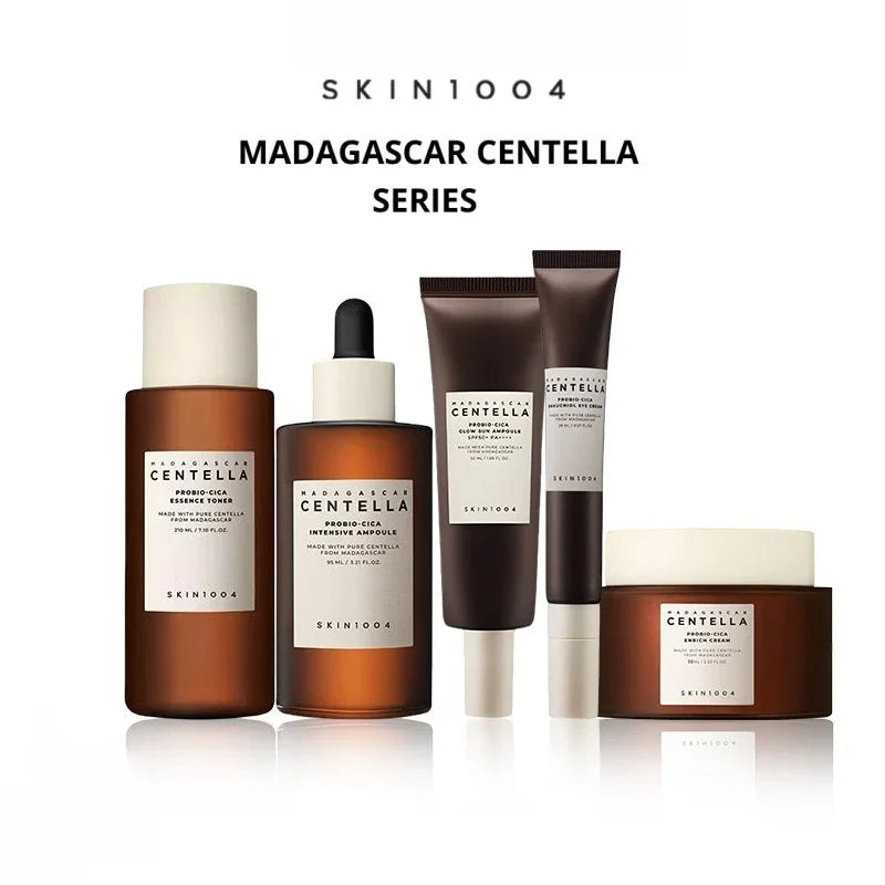 Skin1004 Centella Probio-CICA Essence Toner, Anti-aging Eye Cream,Milky Ampoule Face Moisturizing Cream Korean Skincare Sets