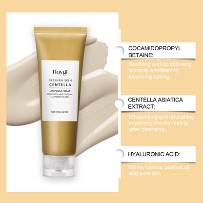 Centella Skin Care Set Centella Serum Face Wash Cleansing Oil Facial Care Set Soothing Refreshing Smooth Glowing Face Essence